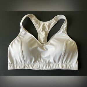 Ladies Moving Comfort Sport Bra Medium White Fits 34CD-36C Preloved